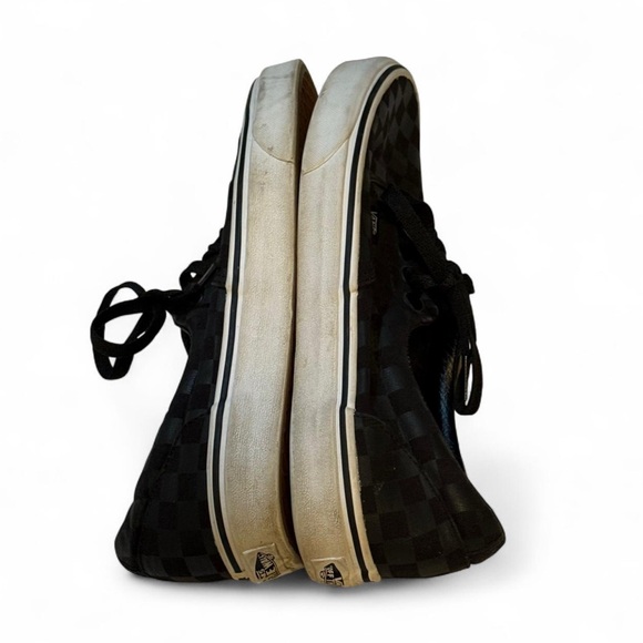 Vans Men's Black and Gray Checkered Sneakers - Picture 3 of 7